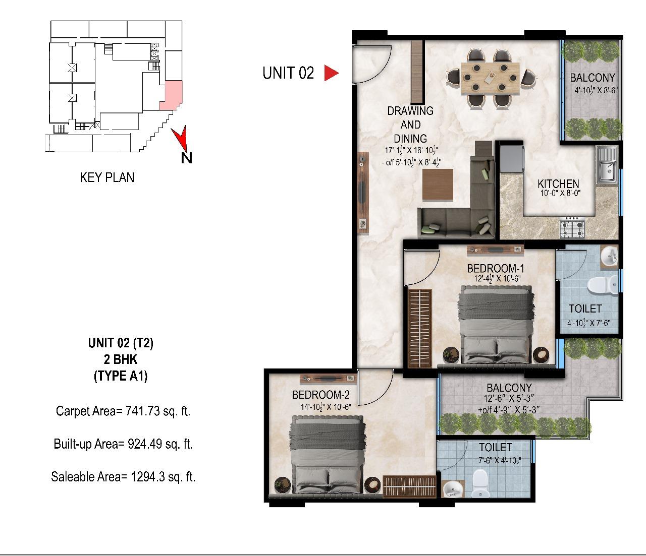 Artemis 2 BHK layout